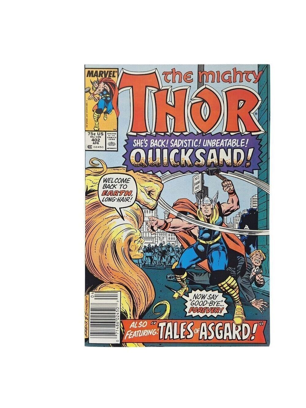 Marvel The Mighty Thor 402 Tales Of Asgard 1989 Comic Book